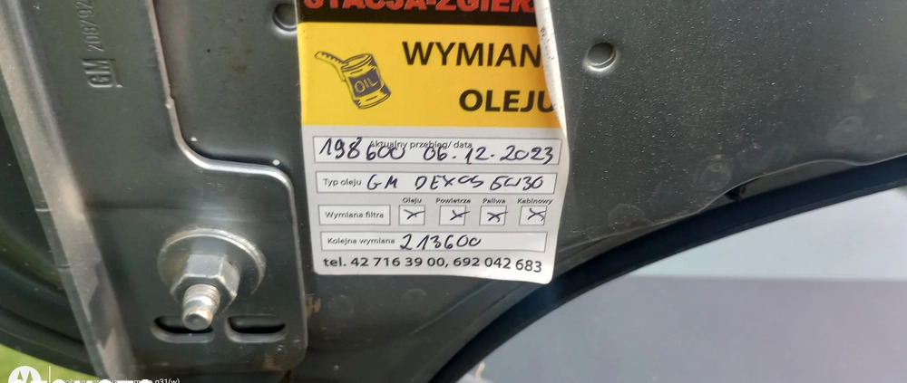 Opel Astra cena 17900 przebieg: 203000, rok produkcji 2012 z Zgierz małe 29